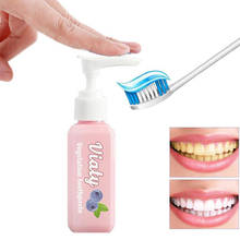 Pasta de dientes Friut para eliminación de manchas, pasta de dientes blanqueadora contra el sangrado de encías, cuidado blanqueador de dientes frescos, 30nl 2024 - compra barato