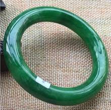 Certified Grade A Natural Green Jadeite JADE Bracelet Bangle 103932 2024 - buy cheap