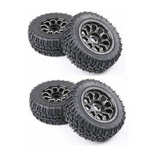 Cast Aluminum Rims with Dirt Tires 24mm Hex for 1/5 LOSI 5IVE-T Desert Buggy XL ROVAN LT 2024 - buy cheap