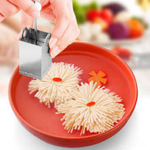 Stainless Steel DIY Tofu Shredding Mold Chrysanthemum Tofu Knife Slicer Holderkitchen Accessories Cooking Tool 996978 2024 - buy cheap