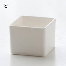 Mini Square Plastic Plant Flower Pot Succulent Plant Flowerpot For Home Office Decoration Ornament Trays Green Plant Artificial 2024 - buy cheap