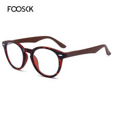 FOOSCK Retro Reading Glasses Men Women Round Leopard Frame Eyeglasses Vintage Ultralight Hyperopia Glasses +1.0 to 4.0 2024 - buy cheap