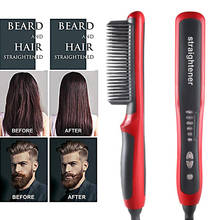 Ceramic Men’s Beard Straightener Brush Beard Shaping Tools Male Professional Hair Straightening Comb Styling Tools Hair Brush 2024 - buy cheap