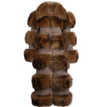 raccoon fur coat long ladies natural fur coat women real raccoon fur coat long 2024 - buy cheap