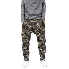 Military Camouflage Harem Pants Men Casual Loose Army Style Joggers Pants Comfortable Baggy Trousers Man Clothes 2024 - buy cheap