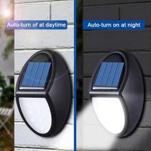 Lámpara Solar LED para exteriores, luz de pared con Sensor de movimiento PIR, impermeable, para decoración de jardín, 10 LED 2024 - compra barato