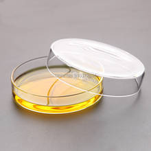 Placa de petri de vidro borossilicato 100mm, 2 peças, para cultura de levedura de laboratório químico, vaso de vidro 2024 - compre barato