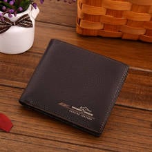 KANGAROO KINGDOM brand fashion men wallets genuine leather slim bifold wallet credit card purse 2024 - buy cheap