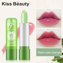 Aloe Vera Moisturizing Lip Balm Color Changing With Temperature Long Lasting Lipstick SSwell 2024 - buy cheap
