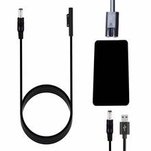 5.5*2.5mm DC Plug Charger Adapter Charging Cable Cord For Microsoft Surface Pro 3 4 Tablet PC 120cm Black Cables Au06 19 2024 - buy cheap