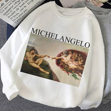 Michelangelo Hoody Graphic Print Moletom 2020 New Vintage Women Hoodies Harajuku Aesthetic Fashion Friends White Tops Sweetshirt 2024 - buy cheap