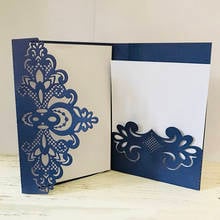 lace wedding invitation Metal Cutting Die Stencil Template for DIY Embossing Paper Photo Album Card Making Scrapbooking Dies Cut 2024 - buy cheap