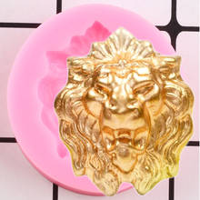 3D Craft Lion Head Silicone Mold Chocolate Candy Molds Cupcake Topper Fondant Cake Decorating Tools Polymer Clay Jewelry Moulds 2024 - buy cheap