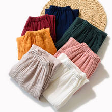 13 colors Hot Sale Summer Wide Leg Pants Loose casual cotton linen Pants   -    vintage prairie chic Trouser 2024 - buy cheap