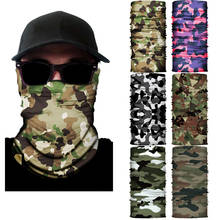 Balaclava com estampa camuflada, bandana unissex para proteção do rosto, contra poeira e resíduos, névoa protetora, ciclismo 2024 - compre barato