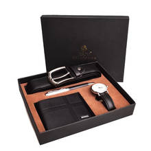 Men's gift set exquisite packaging watch wallet Belt Pen foreign trade cool creative combination set watch 4 piece set Presets 2024 - buy cheap