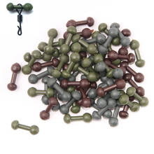 10pcs Carp Fishing Chod Beads Release Rig Heli Chod Beads With 10pcs Matte Black Rolling Quick Change Swivels 2024 - buy cheap