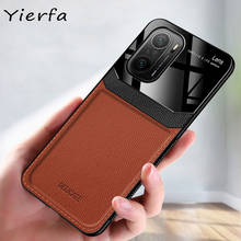 Yierfa-funda de silicona para Xiaomi Redmi K40 Pro, carcasa de cuero PU A prueba de golpes, carcasa antigolpes, para Xiaomi Redmi K30S K30 K20 Pro K 40 2024 - compra barato