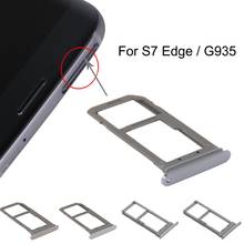 SIM Card Tray Slot Holder and Micro SD Card Tray For Galaxy S7 Edge \ G935 2024 - buy cheap