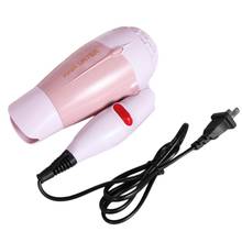 Mini Hair Dryer with Nozzle Adjustable Airflow Fast Drying Low Noise Portable Travel Household Hair Dryer US Plug 2024 - buy cheap