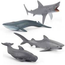 New Simulation Marine life  Animals Model Toy Sets Solid shark Action Figures Educational Toy for Children Toy Figure Baby Gift 2024 - buy cheap