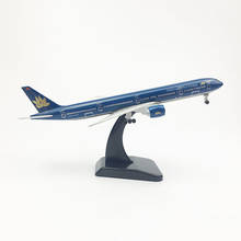 Aeronaves de avião avião modelo b747 b777 a380 a350, 20cm, coleção de brinquedo com trem de pouso 2024 - compre barato