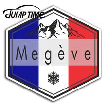 Adesivos franceses de vinil para megeve, adesivos à prova d'água para viagem divertido, para laptop e caminhão 2024 - compre barato