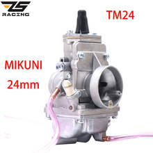 Zs racing-carburador para motocicleta mikuni tm24 24mm, para yamaha, honda, ktm, kawasaki 2t, 4t, a cc 2024 - compre barato