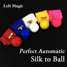 Perfect Automatic Silk to Ball (5 Colors Available) Magic Tricks Magician Stage Illusion Gimmick Prop Metalism New version Magia 2024 - buy cheap