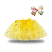 Faldas de Ballet para niñas pequeñas, tutú de arcoíris, lentejuelas brillantes y estrellas, ropa de fiesta, 807 2024 - compra barato