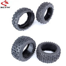 Front and Rear Wasteland Tires Skin Assembly Set (Front Size:170x60 Rear 170x80) for 1/5 HPI Rofun Rovan KM Baja 5B Rc Car Parts 2024 - buy cheap