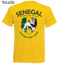 Senegal T-Shirt Men'S Legend Footballer Soccers Summer Fashion Teen Male Short Sleeve Pattern O-Neck Hipster T Shirt Custom 2024 - buy cheap