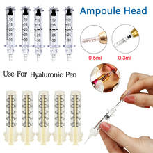 Disposable Plastic 0.3ml & 0.5 ml syringe ampoule head and needles for Removal Wrinkle Lip filler injection hyaluronic acid pen 2024 - buy cheap