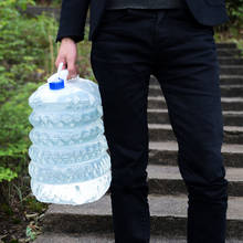 Cubo plegable de 3/5L, bolsa de agua portátil de grado alimenticio, recipiente para almacenamiento de agua para senderismo, HULK, deportes al aire libre, Camping