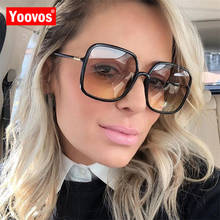 Yoovos Square Sunglasses Women 2021 Oversized Vintage Glasses Men Fashion Retro Big Frame Mirror Oculos De Sol Feminino UV400 2024 - buy cheap