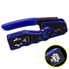 RJ45 Crimp Tool Pass Through Cutter Cat6 Cat5 Cat5e 8P8C Modular Connectors All-in-one Wire Network Tool Cable Crimper 2024 - buy cheap