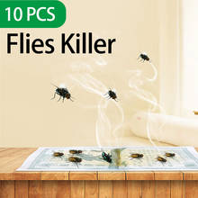 Waterproof House Fly Adhesive Sticker Glue Paper Board Eliminate Sticky Flies Killer Bait Catcher Home Restaurant Living Room 2024 - buy cheap