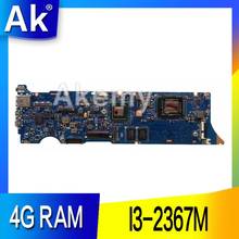 Ak ux31e placa-mãe do portátil para asus ux31e ux31 teste original mainboard 4g ram I3-2367M 2024 - compre barato