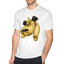 Camiseta estampa cachorros modelo muttley camiseta de algodão masculina manga curta 2024 - compre barato