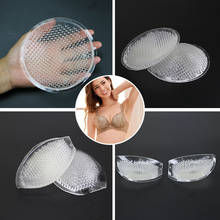 Sutiã push up transparente, sutiã almofadas íntimas feminino silicone transparente 2024 - compre barato