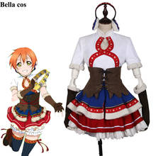 Disfraz de Cosplay de tamaño personalizado Loelive, invierno de la nieve del invierno Rin Hoshizora, Disfraces de Halloween para mujeres, trajes de Anime 2024 - compra barato