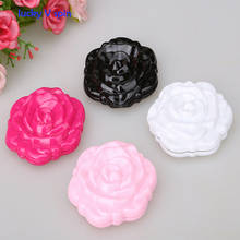 Mini Vintage Retro Rose Flower Shape 3D Stereo Double Sided Cosmetic Makeup Compact Mirror 4 Colors choose 10 pcs /lot 2024 - buy cheap