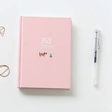 Cuaderno de diario con lista de 365 días, planificador colorido de página interior, Bloc de notas, Agenda Diaria anual, papelería para oficina y escuela 2024 - compra barato