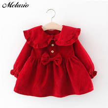 Melario Baby Girl Dress Long Sleeve Spring Winter Dress 1 Year Birthday Princess Dresses Toddler Girls Christmas Clothes Vestido 2024 - купить недорого