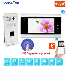 TuyaSmart App Remote Unlock WiFi IP Video Door Phone 1080P HD Video Intercom System Access Control Fingerprint Motion Detection 2024 - buy cheap