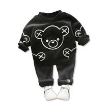 New Winter Baby Boys Girls Clothes Suit Children Thicken Warm T-Shirt Pants 2 Piece Set Toddler Fashion Costume Kids Tracksuits 2024 - buy cheap