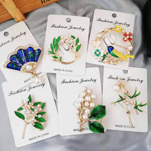 Broche de perlas de moda edición han personalizado, broche de goteo, broche de flores, broche de animales 2024 - compra barato