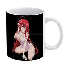 Rias Gremory Waifu White Mug Coffee Mug Afternoon Tea Christmas Cups Ceramic Mug 330ml for Coffee Rias Gremory High School Dxd H 2024 - buy cheap