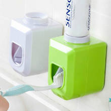 Dispensador de pasta de dentes automático à prova de poeira creme dental squeezer suporte de montagem na parede acessórios do banheiro conjunto rack de armazenamento doméstico 2024 - compre barato