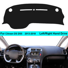 Cubierta de salpicadero interior de coche, alfombra de salpicadero, capa de cojín para Citroen DS DS5 2013 - 2018 LHD RHD, 2014 2015 2016 2024 - compra barato